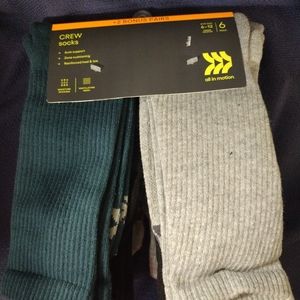 Men's Training Crew Socks 8pk - All in Motion™ New Shoe Size 6 - 12